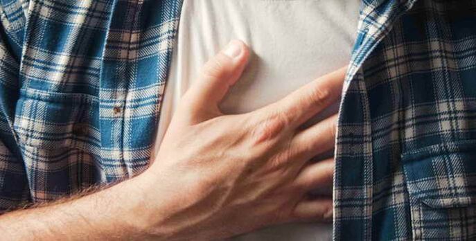 Dolor de seno para la osteocondrosis