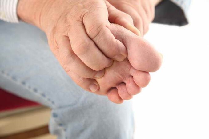 Picazón en el pie con tóraxosteocondrosis